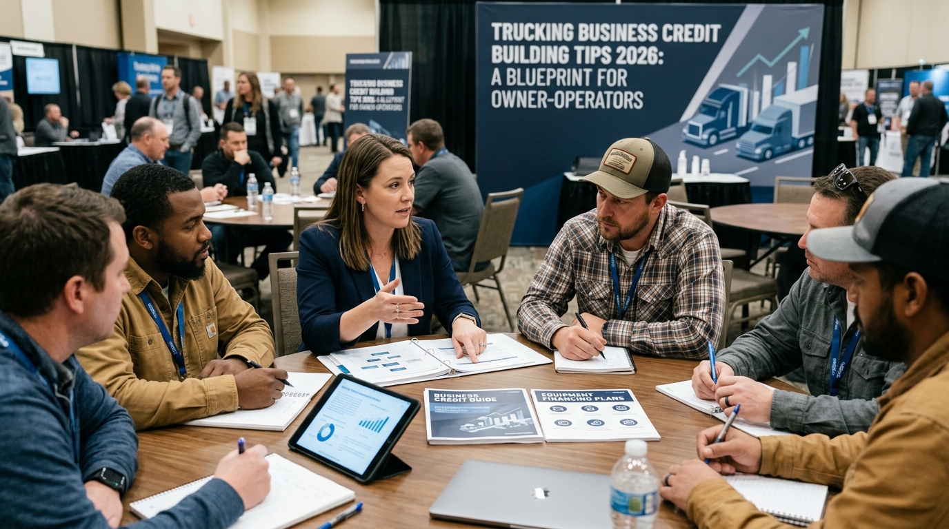 Illustration: Trucking Business Credit Building Tips 2026: A Blueprint for Owner-Operators