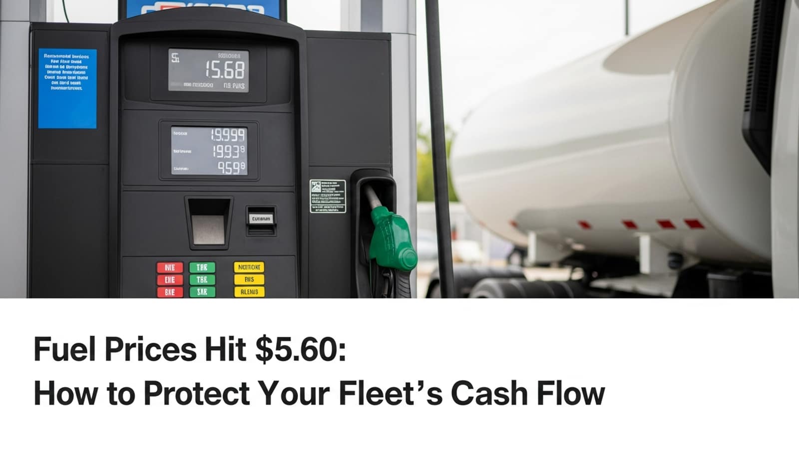 Illustration: Fuel Prices Hit $5.60: How to Protect Your Fleet’s Cash Flow