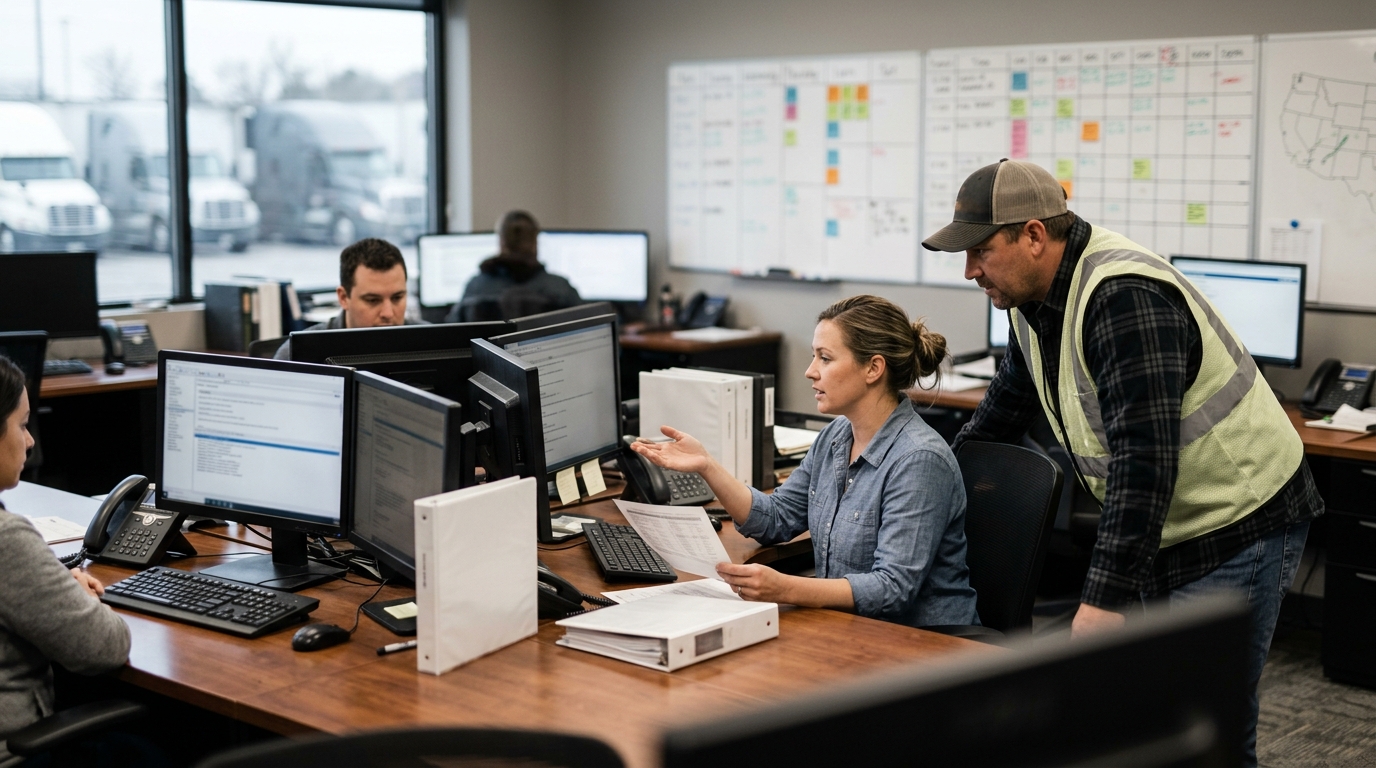 Illustration: Hours of Service (HOS) Compliance Essentials for Truckers