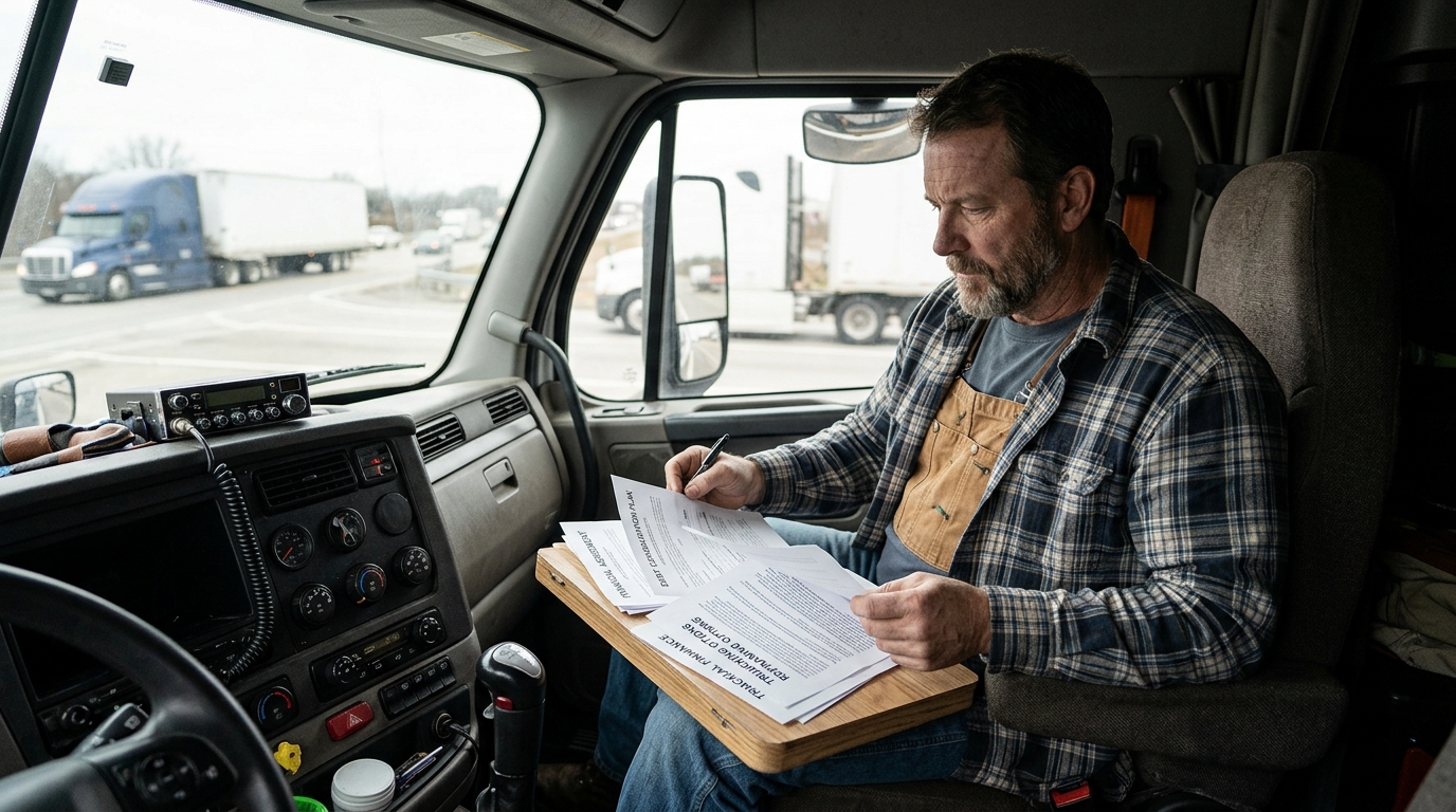 Illustration: Personal Debt Consolidation for Truckers (2026 Guide)