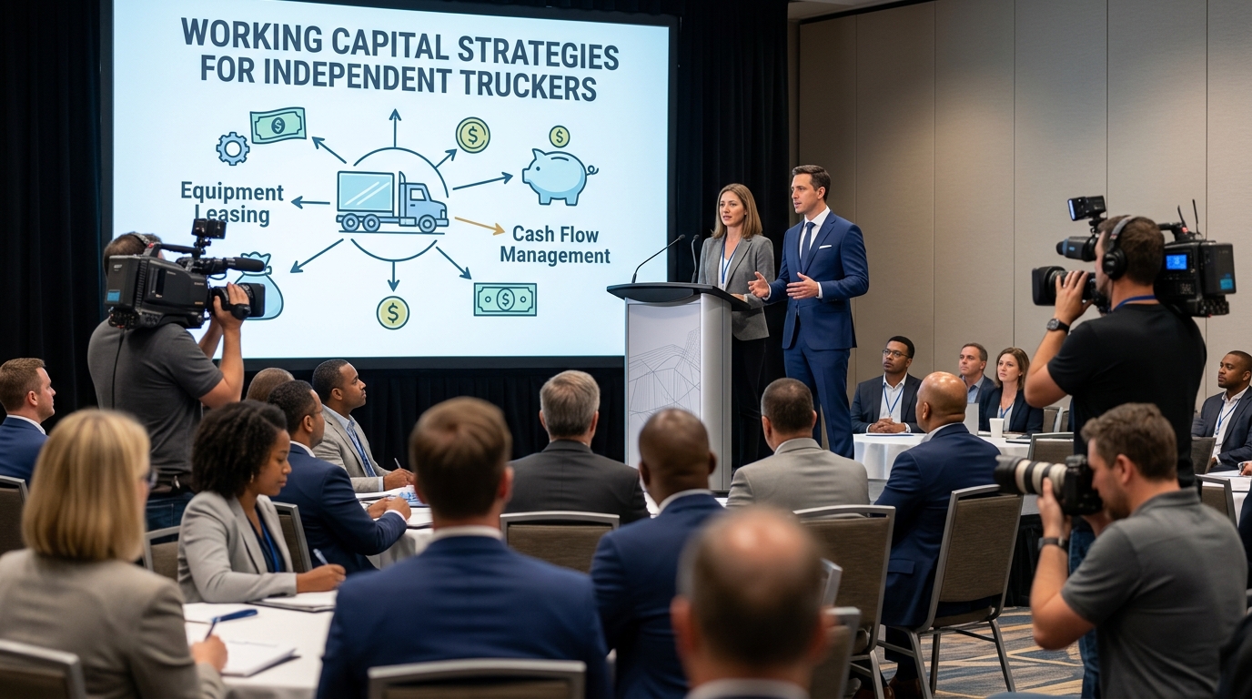 Illustration: Working Capital Strategies for Independent Truckers
